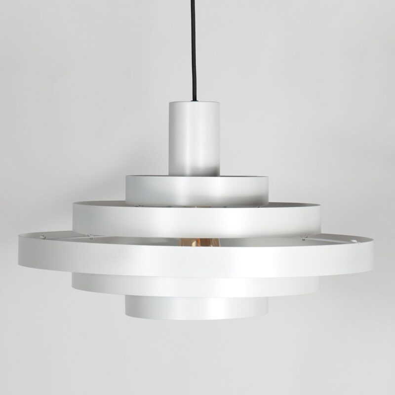 Witte Hanglamp Halo Cirque 4217W – Elegant Lichtspel met Stijlvolle Metalen Ringen - Afbeelding 9