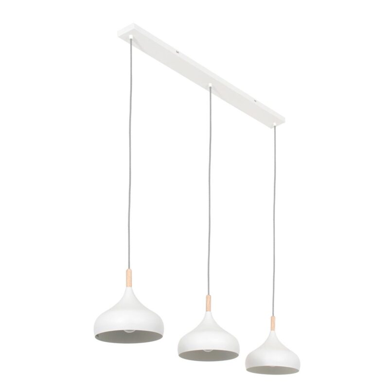 Witte Scandinavische hanglamp Bjorr 3099W 3 x E27 fitting - Afbeelding 9