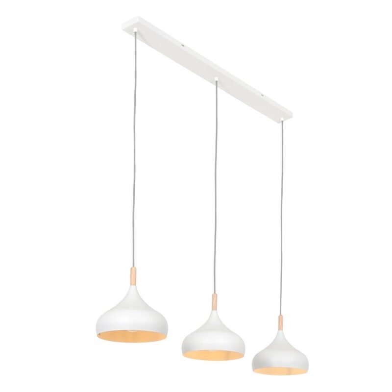 Witte Scandinavische hanglamp Bjorr 3099W 3 x E27 fitting - Afbeelding 10