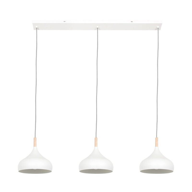 Witte Scandinavische hanglamp Bjorr 3099W 3 x E27 fitting - Afbeelding 11