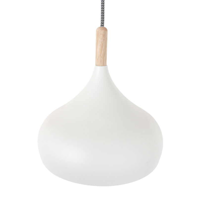 Witte Scandinavische hanglamp Bjorr 3099W 3 x E27 fitting - Afbeelding 3