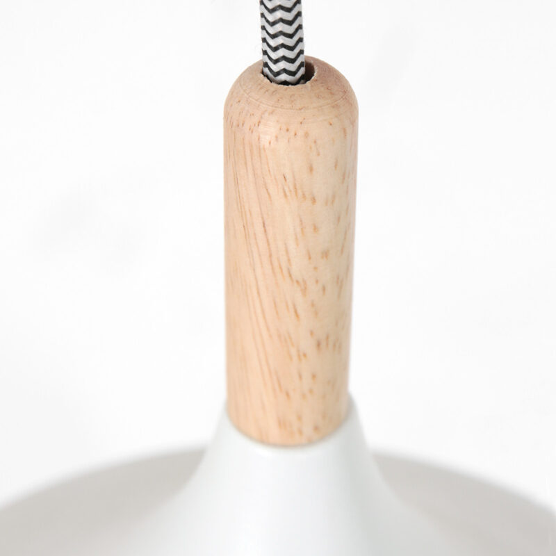 Witte Scandinavische hanglamp Bjorr 3099W 3 x E27 fitting - Afbeelding 4