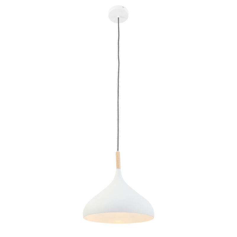 Witte Scandinavische hanglamp Bjorr 7730W Ø33cm - Afbeelding 2