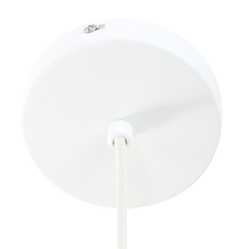 Witte Scandinavische hanglamp Bjorr 7731W Ø45cm - Afbeelding 7