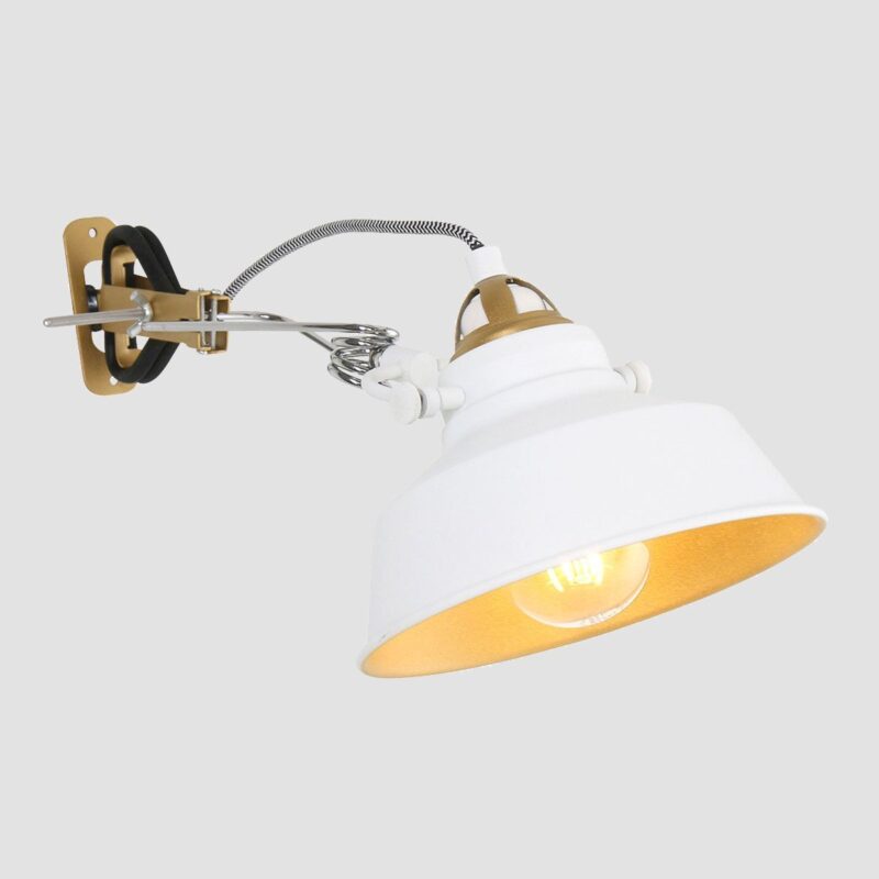 Lámpara de pinza/aplique blanco Nove 1320W con casquillo E27 e interruptor - Imagen 15