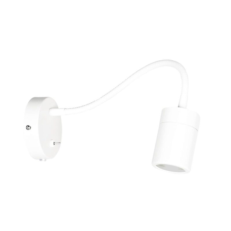 Witte wandlamp met flexibele arm 3390W Upround inclusief lichtbron - Afbeelding 9