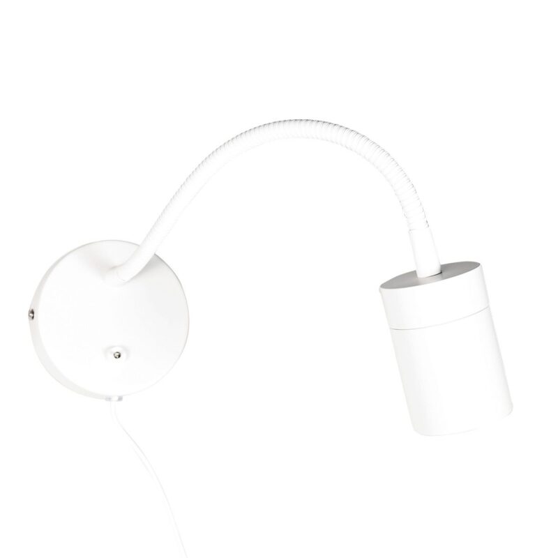 Witte wandlamp met flexibele arm 3390W Upround inclusief lichtbron - Afbeelding 16