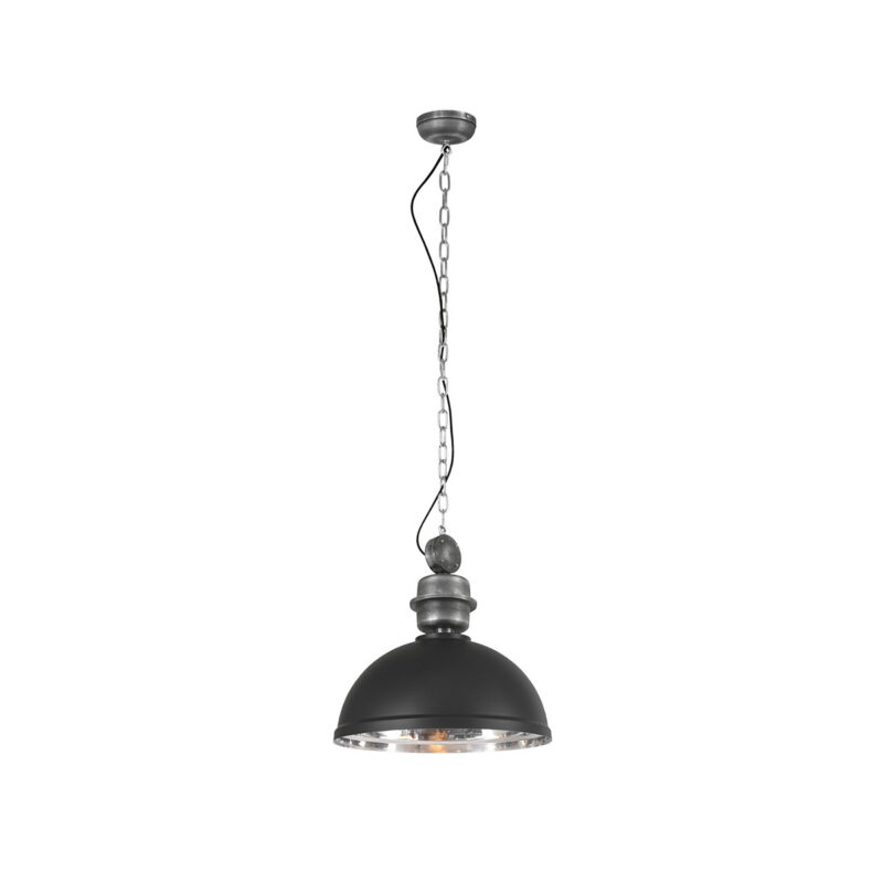 Zwart chromen hanglamp Gaeve 2661ZW Ø50cm E27 fitting - Afbeelding 10
