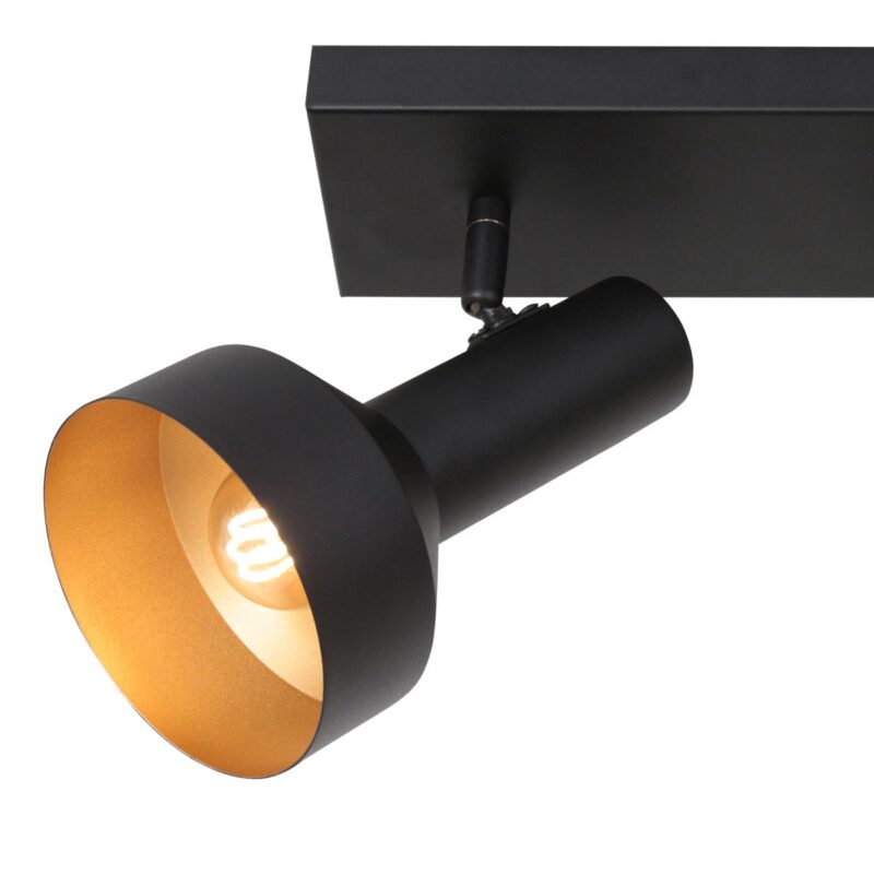 Zwart gouden 2 lichts plafond spot Bundle 3336ZW - Afbeelding 15
