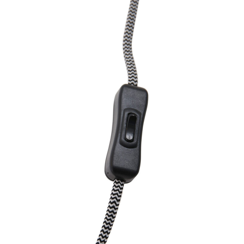 Zwart gouden stoere tafellamp Nove 1321ZW met E27 fitting - Afbeelding 13