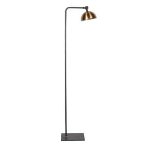 Zwart met bronzen vloerlamp Pintino 4125ZW GU10 fitting