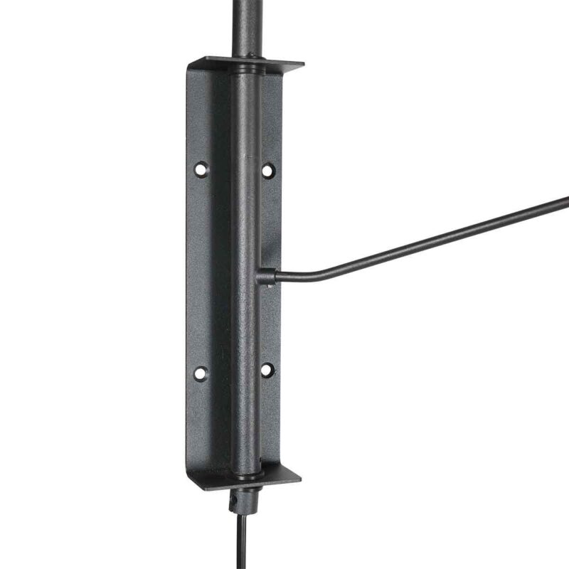 Zwart met bronzen wandlamp Pintino 4126ZW GU10 fitting - Afbeelding 12