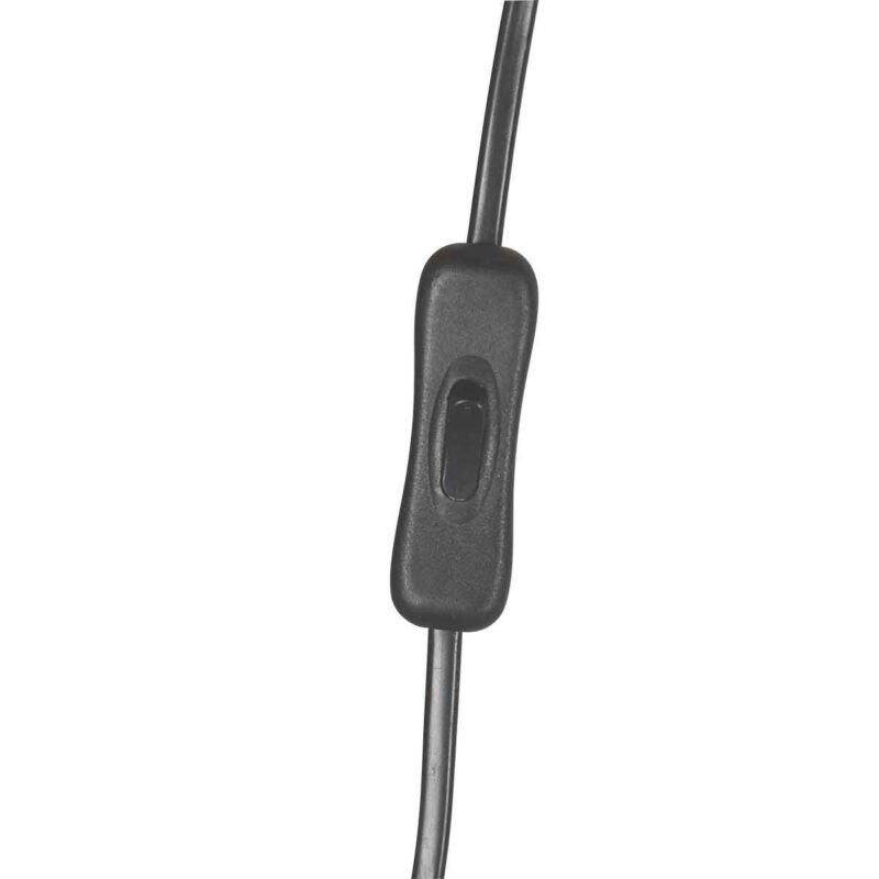 Zwart met bronzen wandlamp Pintino 4126ZW GU10 fitting - Afbeelding 13