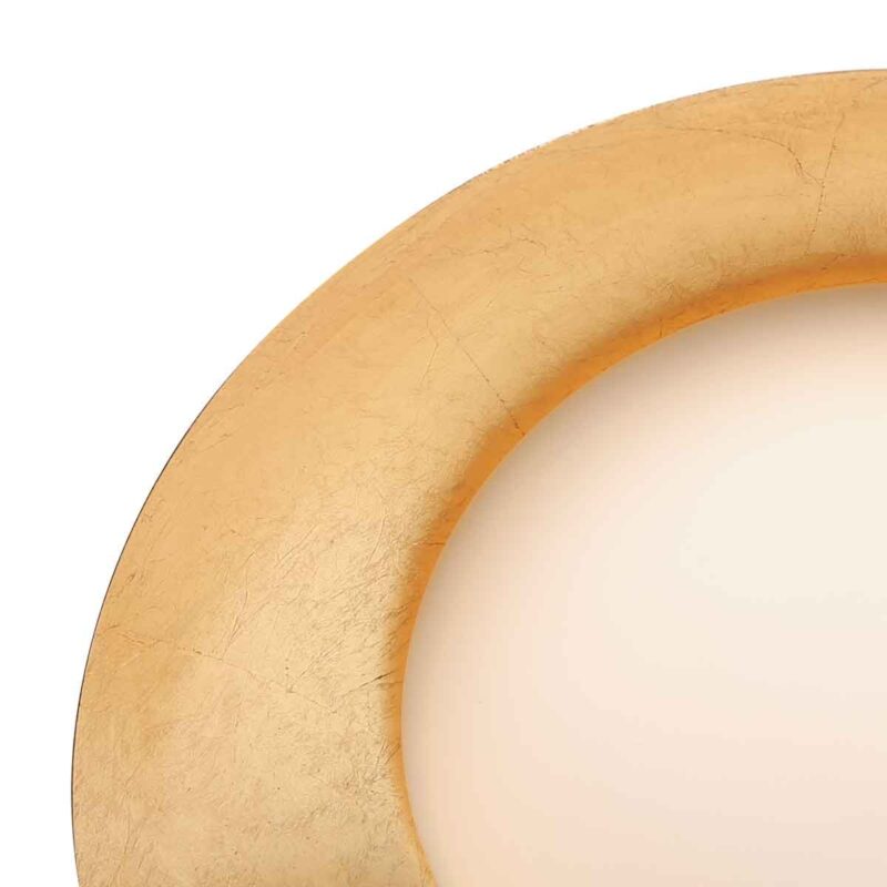 Zwart met gouden Plafondlamp Brotke 4127ZW 3 staps dimbaar - Afbeelding 4
