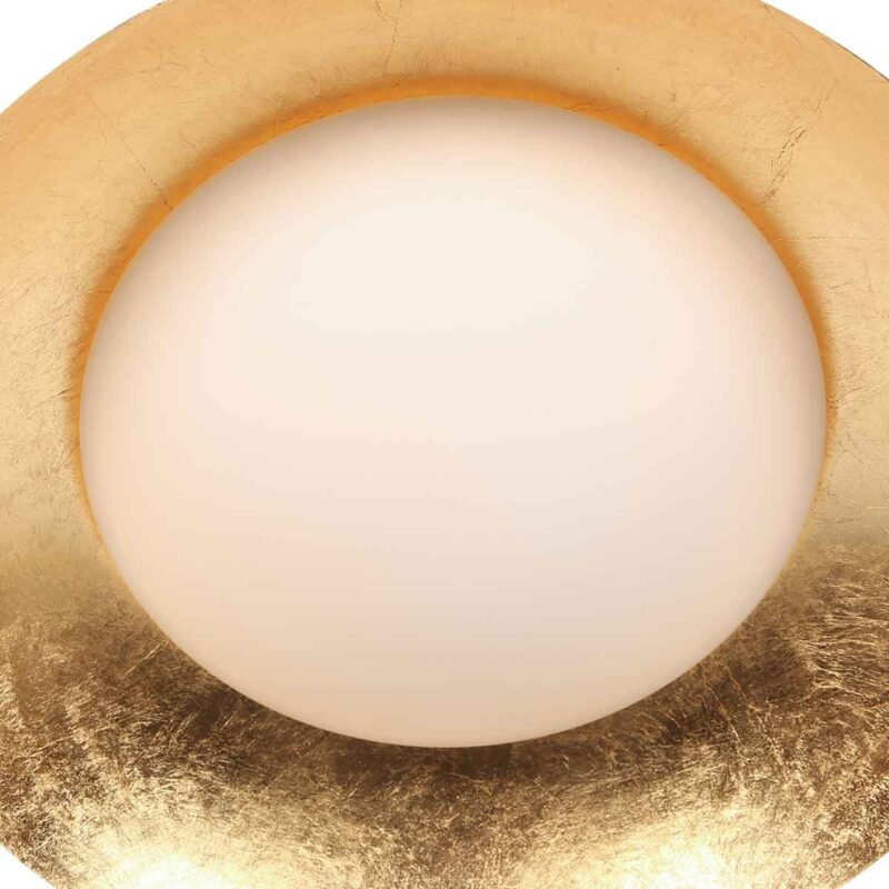 Zwart met gouden Plafondlamp Brotke 4127ZW 3 staps dimbaar - Afbeelding 6