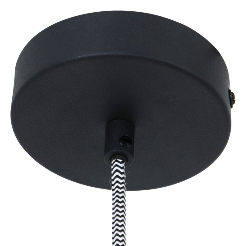 Zwart met gouden hanglamp Nove 1318ZW Ø42cm met E27 fitting - Afbeelding 6