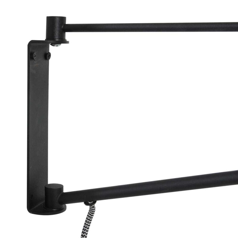 Aplique de pared negro con dorado Nove 3092ZW con brazo largo - Imagen 13