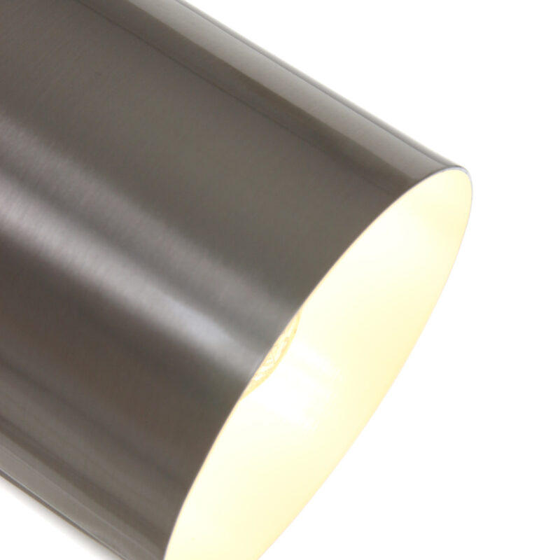 Zwart met stalen vloerlamp Fjorgard 1702ZW met E27 fitting - Afbeelding 7