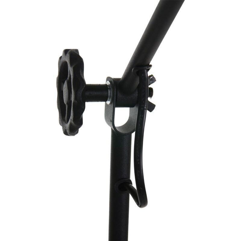 Zwart met witte staande lamp Dolphin 1325ZW met E27 fitting - Afbeelding 10