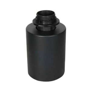 Zwart tafellampje / voetje Bloeba 4128ZW met E27 fitting