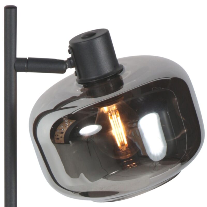 Black 1-Light Table Lamp Tenebris 4212ZW – Stylish and Atmospheric Design - Image 3