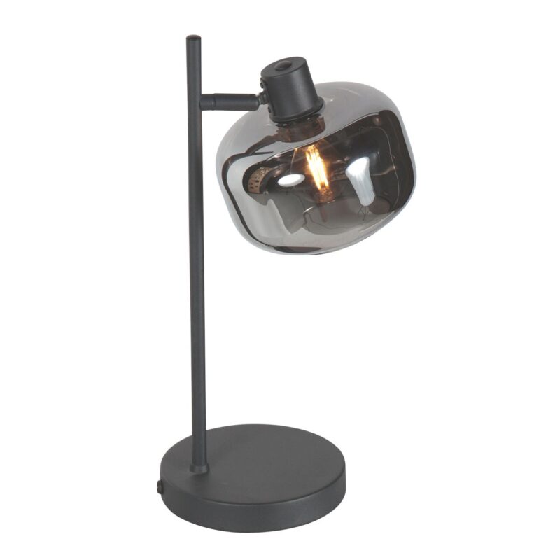 Zwarte 1-Lichts Tafellamp Tenebris 4212ZW – Stijlvol en Sfeervol Design - Afbeelding 2