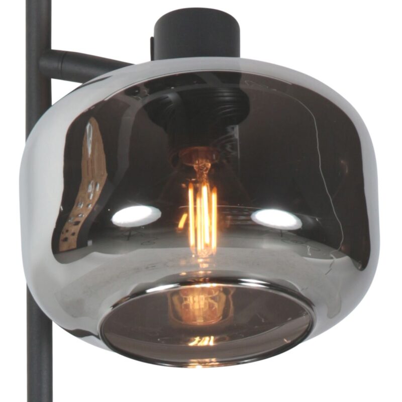 Zwarte 1-Lichts Tafellamp Tenebris 4212ZW – Stijlvol en Sfeervol Design - Afbeelding 4