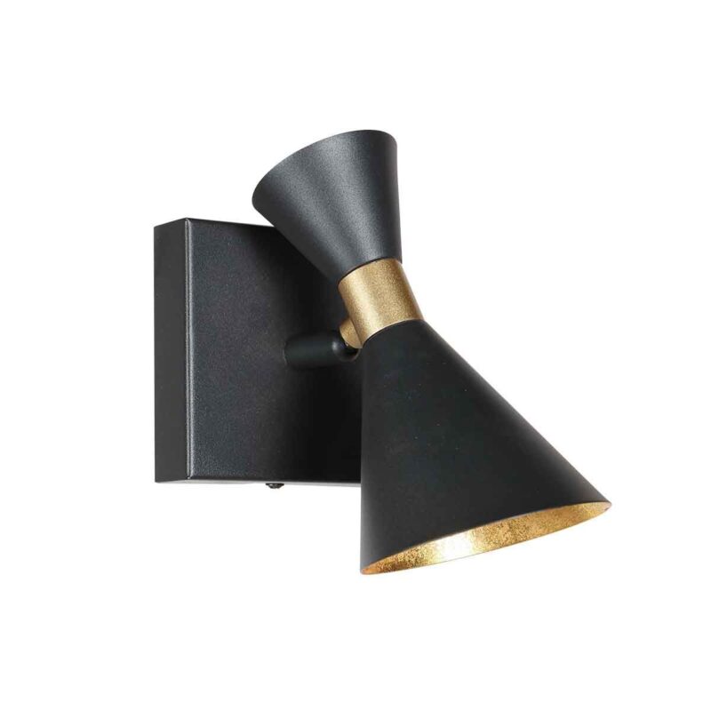 Zwarte 1 lichts spot Preto 4109ZW met GU10 fittingen - Afbeelding 2