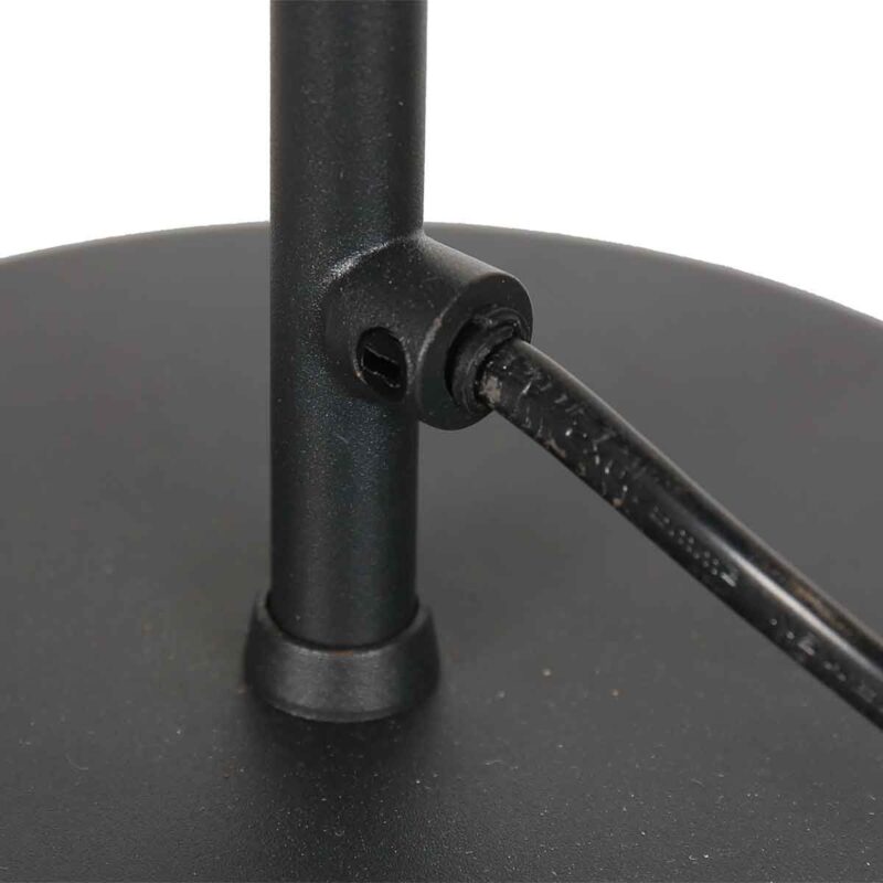 Zwarte 1 lichts tafellamp Preto 4111ZW met GU10 fitting - Afbeelding 9