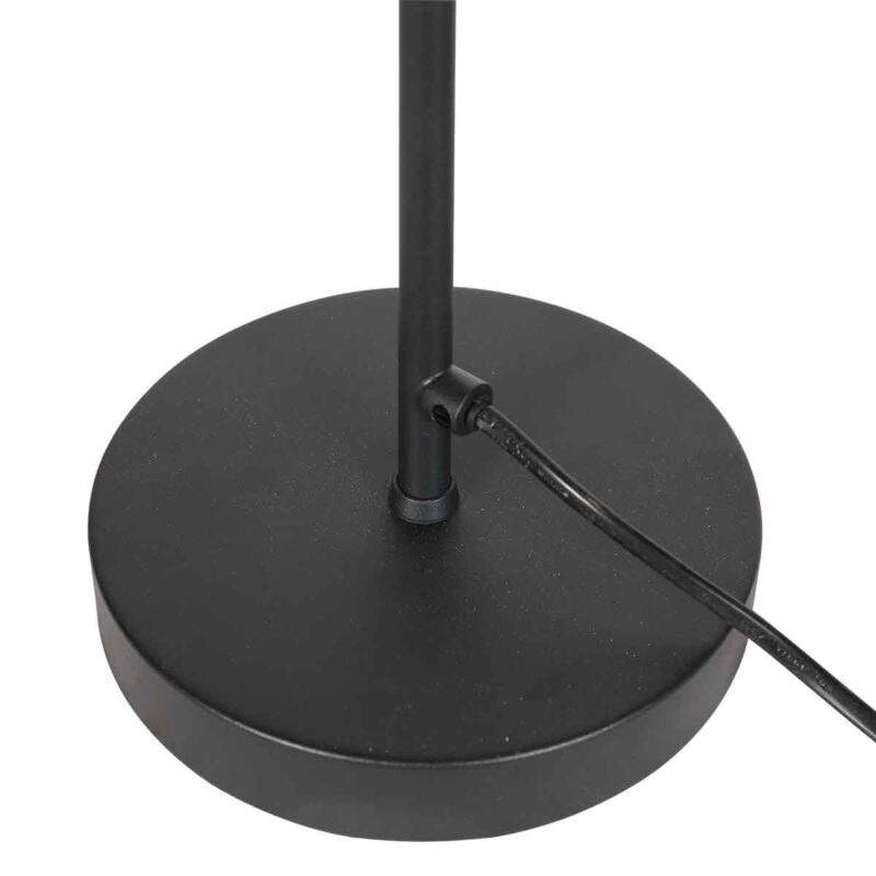 Zwarte 1 lichts tafellamp Preto 4111ZW met GU10 fitting - Afbeelding 5