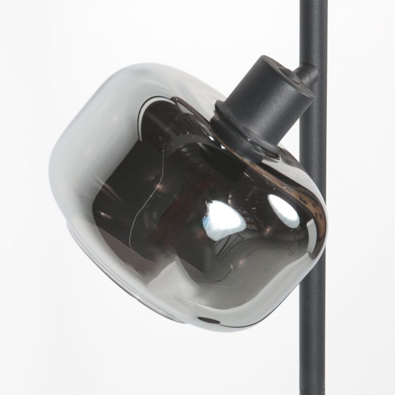 Zwarte 2-Lichts Vloerlamp Tenebris 4213ZW – Elegante Verlichting met Luxe Uitstraling - Afbeelding 8