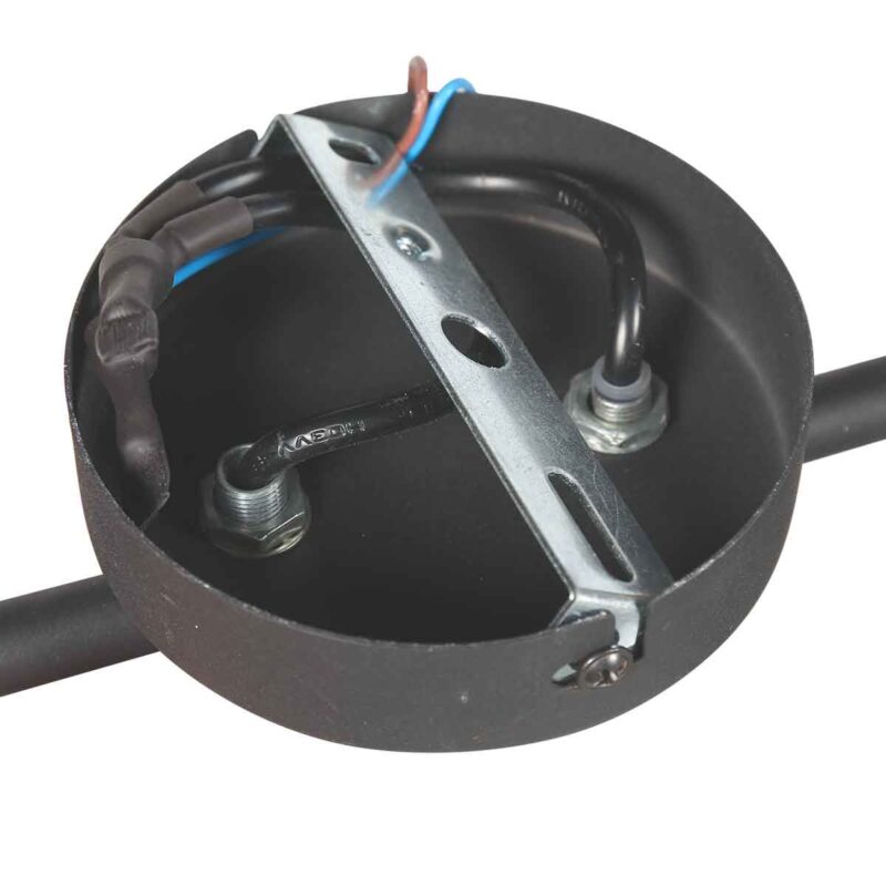 Zwarte 2 lichts spot / wandlamp Prato 4119ZW - Afbeelding 10