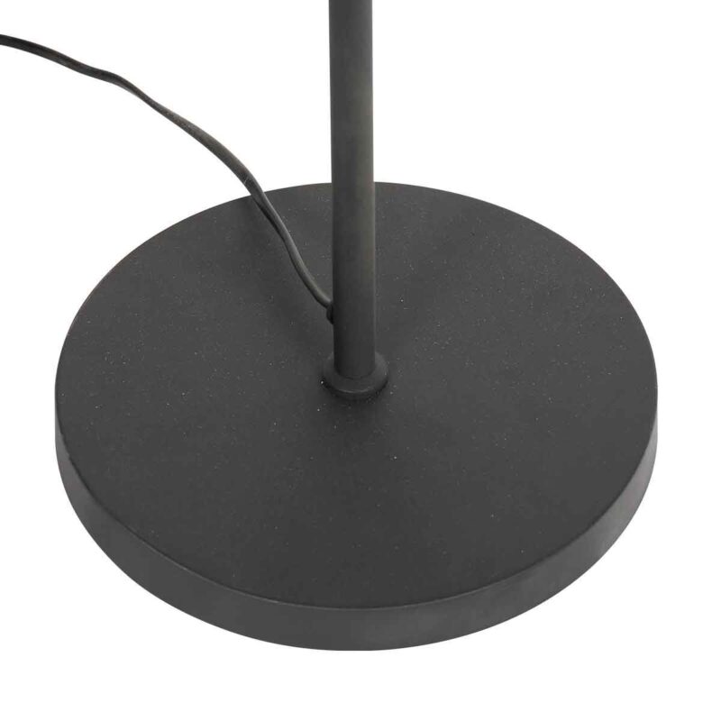 Zwarte 2 lichts vloerlamp Oeroe 4117ZW met E14 fittingen - Afbeelding 9