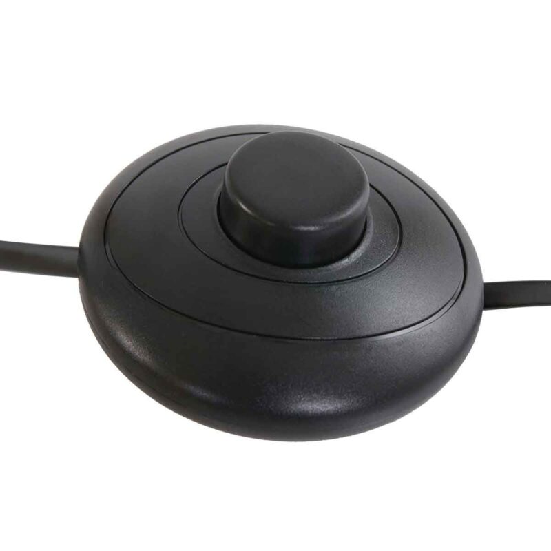 Zwarte 2 lichts vloerlamp Oeroe 4117ZW met E14 fittingen - Afbeelding 10