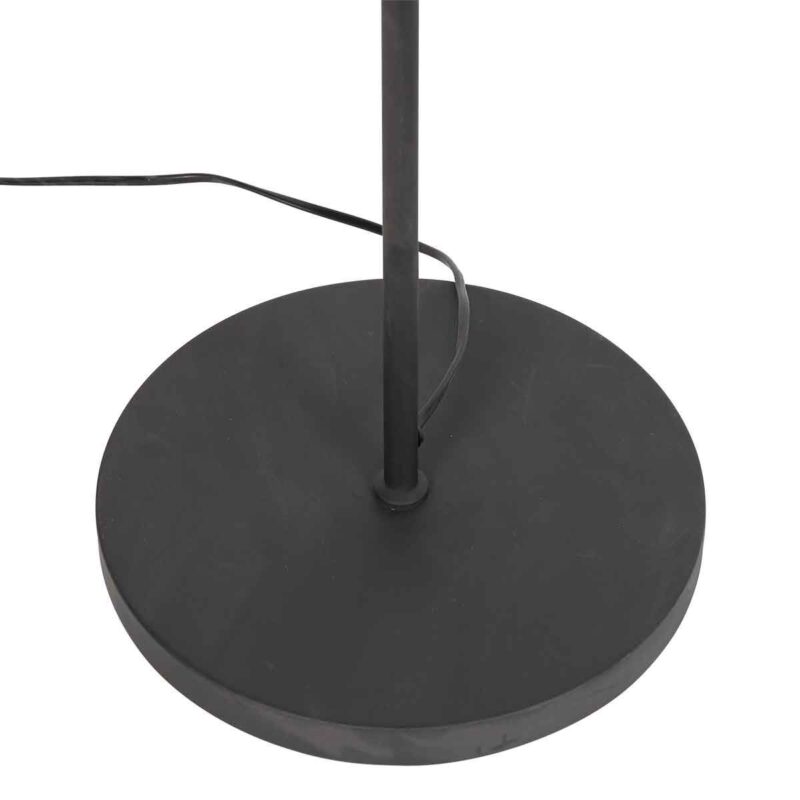 Zwarte 2 lichts vloerlamp Prato 4121ZW met E14 fittingen - Afbeelding 10