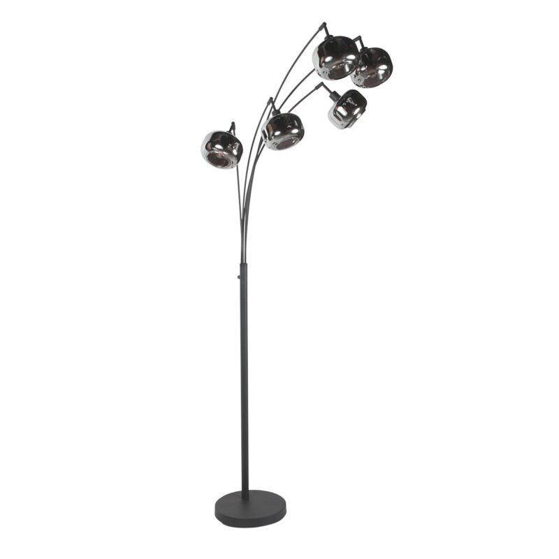 Black 5-Light Floor Lamp Tenebris 4214ZW – Luxurious and Atmospheric Lighting - Image 2