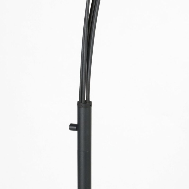 Zwarte 5-Lichts Vloerlamp Tenebris 4214ZW – Luxe en Sfeervolle Verlichting - Afbeelding 11