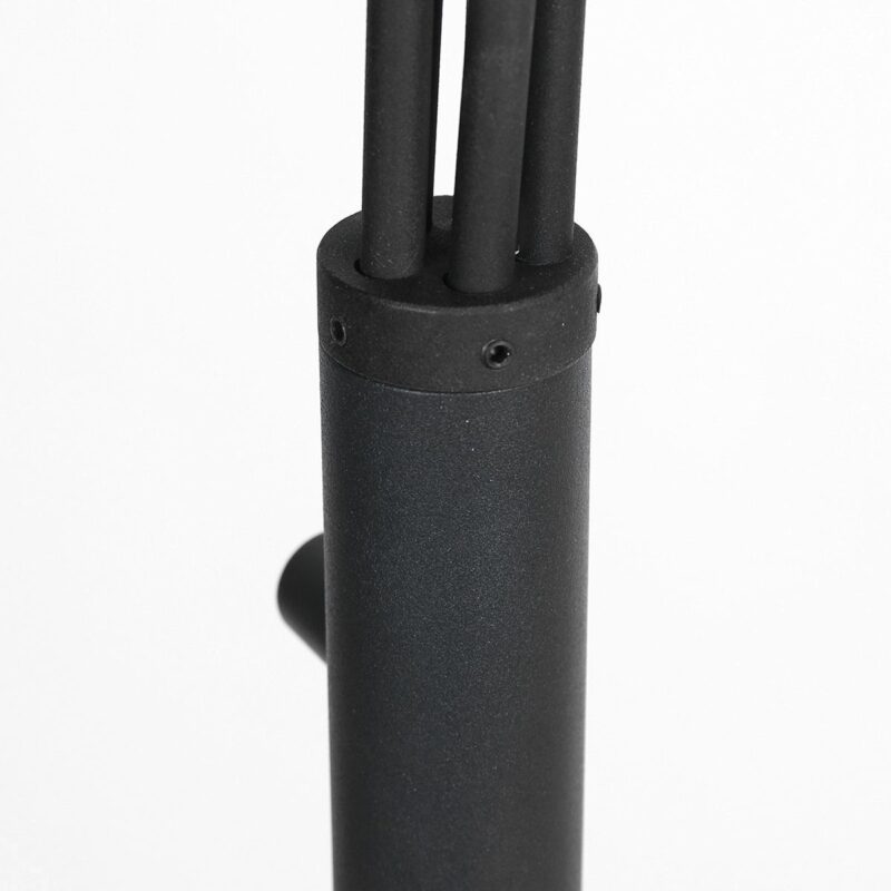 Zwarte 5-Lichts Vloerlamp Tenebris 4214ZW – Luxe en Sfeervolle Verlichting - Afbeelding 12