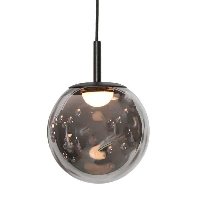 Zwarte Hanglamp Bollique 4195ZW – Imposante Vide Lamp met 12 Lichtpunten - Afbeelding 5
