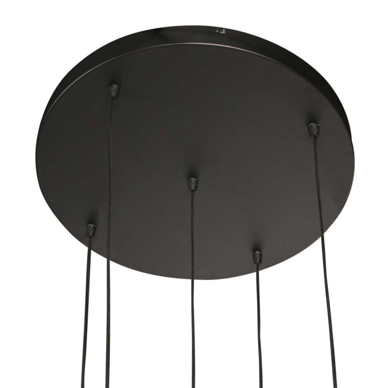 Suspension noire Bollique 4196ZW – Lampe de table élégante avec verre fumé – Image 10