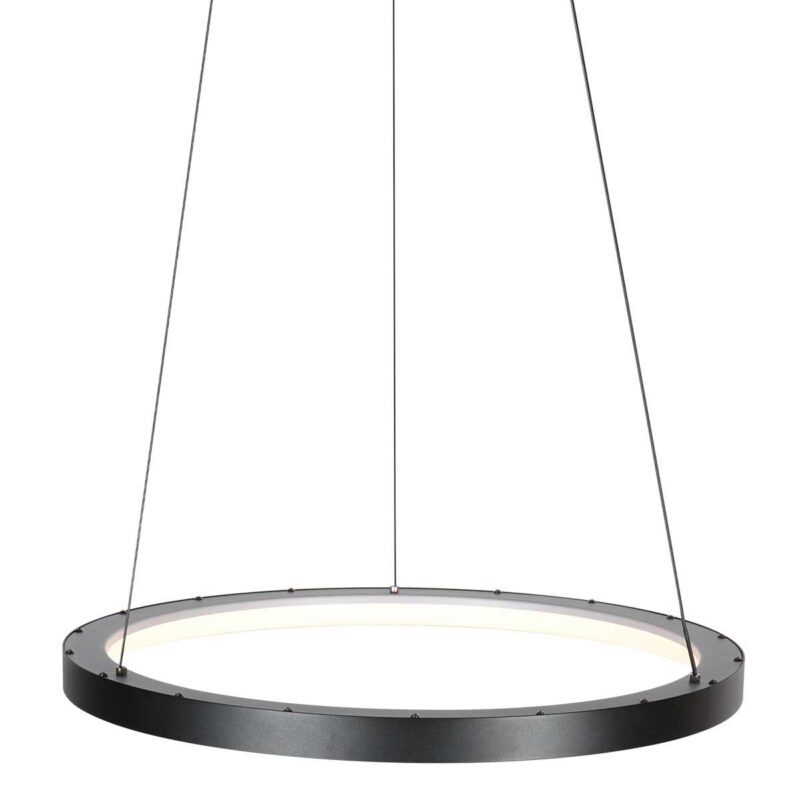 Zwarte Hanglamp Circolare 4206ZW – Modern Design met Krachtige LED-Verlichting - Afbeelding 10