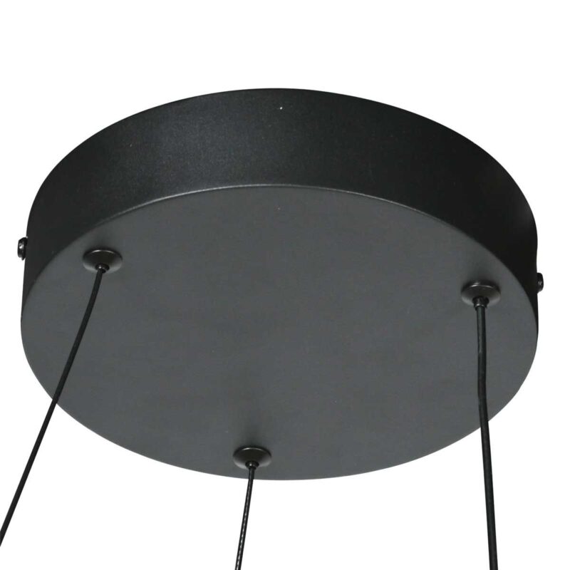Zwarte Hanglamp Circolare 4206ZW – Modern Design met Krachtige LED-Verlichting - Afbeelding 12