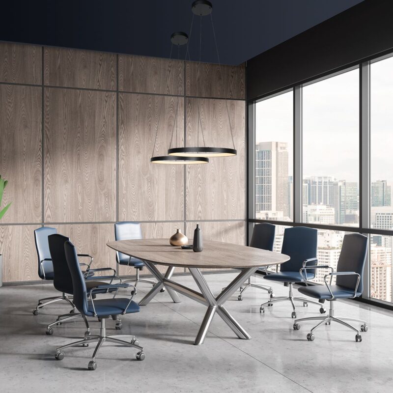 Zwarte Hanglamp Circolare 4206ZW – Modern Design met Krachtige LED-Verlichting - Afbeelding 3