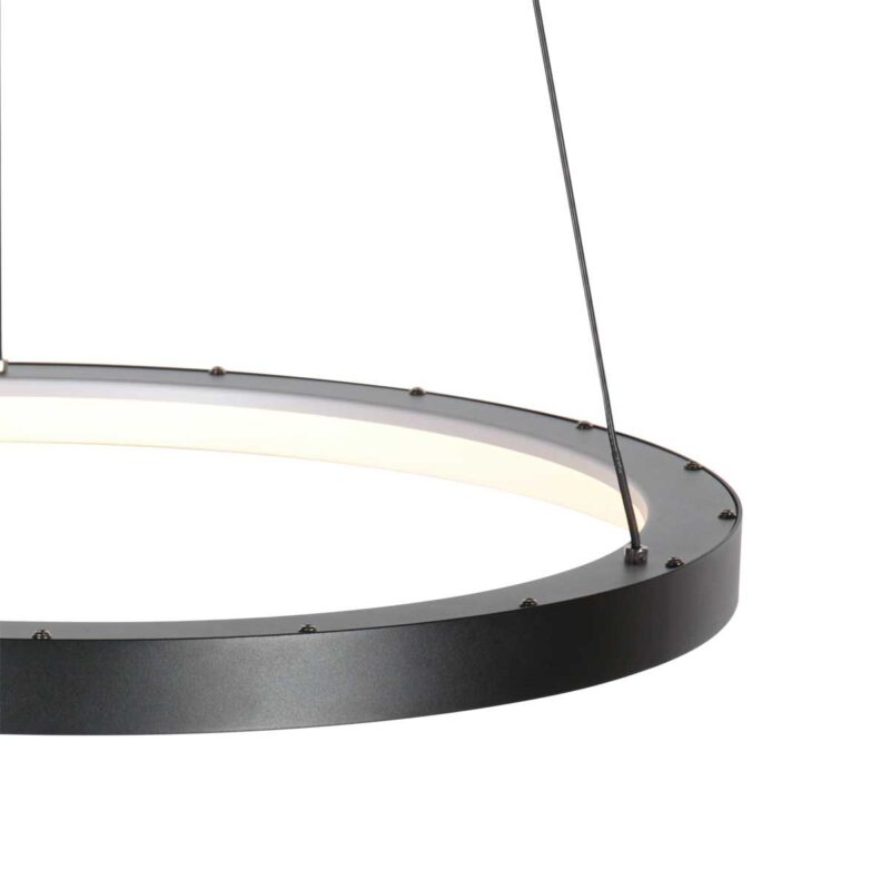 Zwarte Hanglamp Circolare 4206ZW – Modern Design met Krachtige LED-Verlichting - Afbeelding 4