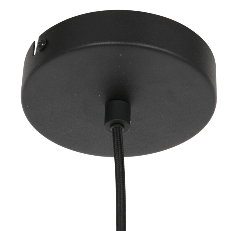 Zwarte Hanglamp Flinter 3329ZW  Uniek Design met Luxueuze Uitstraling - Afbeelding 14