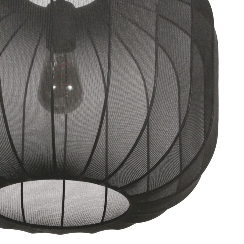 Zwarte Hanglamp Sable 4191ZW – Stijlvol en Sfeervol Design - Afbeelding 5