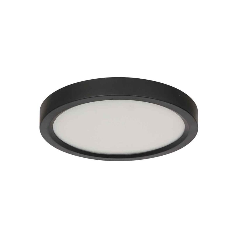 Zwarte Plafondlamp 4131ZW met 3 standen dimfunctie en lichtkleur instelbaarheid Ø20 cm - Afbeelding 2