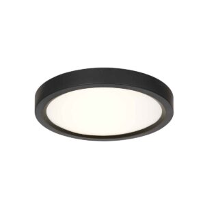Zwarte Plafondlamp 4131ZW met 3 standen dimfunctie en lichtkleur instelbaarheid Ø20 cm