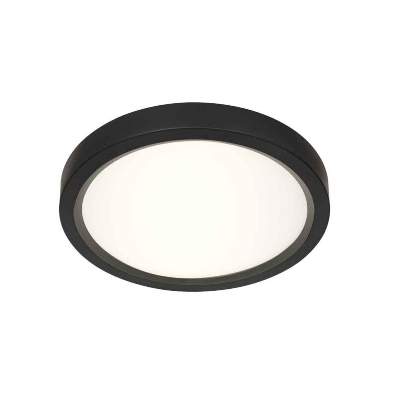 Zwarte Plafondlamp 4131ZW met 3 standen dimfunctie en lichtkleur instelbaarheid Ø20 cm - Afbeelding 6