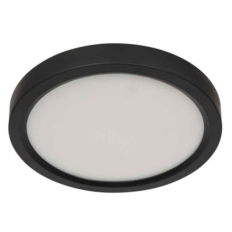 Zwarte Plafondlamp 4132ZW met 3 standen dimfunctie en lichtkleur instelbaarheid Ø29 cm - Afbeelding 8